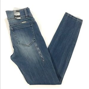 NY&C Womens Soho Jean High Waist Legging Sz 4